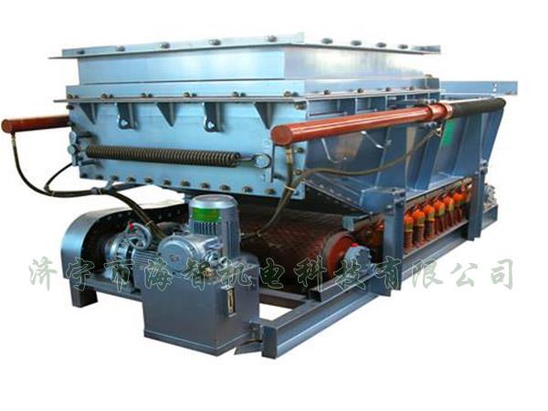 它將帶式（甲帶）給料機(jī)的手動(dòng)檢修閘門改為電動(dòng)、液動(dòng)或氣動(dòng)控制閥門，增大了閘門推力